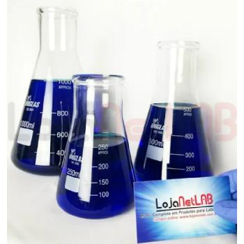 Frasco Erlenmeyer Boca Larga